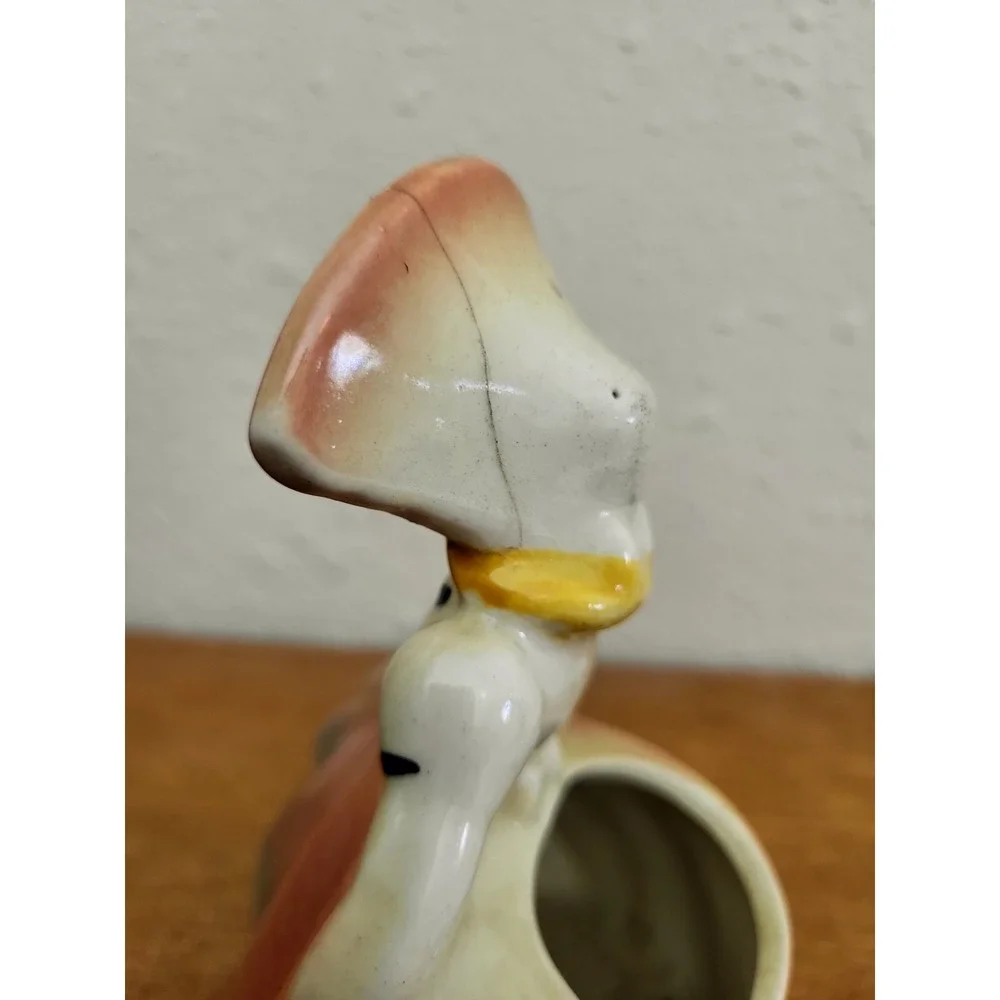 Vintage Pottery Victorian Girl Lady Head Vase Handpainted Small Figural‎ Planter